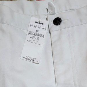 🤍LOT OF 2! NWT Men's Craftsman White Painters Pants 38 x 32 from Sears